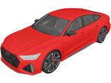 Audi RS7 Sportback (2020) 3D Model preview