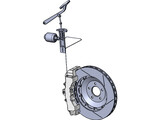 Audi RS8 Brake Front Axle 3D Model