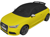 Audi S1 (2015) 3D Model preview