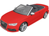 Audi S3 Convertible (2015) 3D Model preview