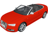 Audi S5 Convertible (2010) 3D Model preview