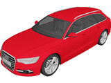 Audi S6 Avant (2013) 3D Model preview