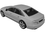 Audi S8 (2012) 3D Model