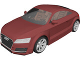 Audi TT (2015) 3D Model preview