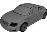Audi TT Coupe (2001) 3D Model preview