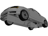 Audi TT Coupe (2001) 3D Model