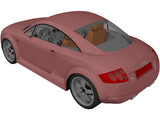 Audi TT Hardtop (2003) [+Interior] 3D Model