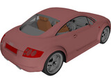 Audi TT Hardtop (2003) [+Interior] 3D Model