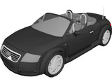 Audi TT Roadster (1999) 3D Model preview