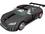 Audi TT RS Clubsport (2017) 3D Model preview