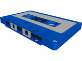 Audio Cassette Tape 3D Model preview