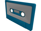 Audio Cassette 3D Model preview