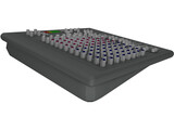 Audio Mixing Console 3D Model
