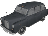 Austin FX4 Taxi 3D Model preview