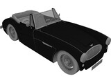 Austin Healey 3000 Mk III 3D Model