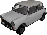 Austin Mini Cooper S (1965) 3D Model preview