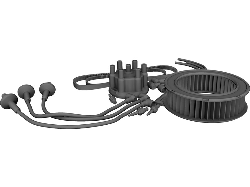 Auto Parts 3D Model