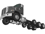 Autocar DC-64 Tractor Truck 4-axle (2019) 3D Model