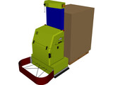 Automated Guided Vehicle [AGV] 3D Model preview