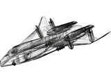 Avatar Space Shuttle 3D Model