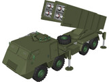 Avibras ASTROS III 3D Model preview