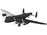 Avro Lancaster 3D Model preview