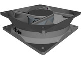 Axial Fan 3D Model preview