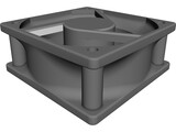 Axial Flow Fan 3D Model preview