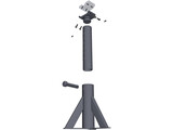 Axle Support Stand 3D Model