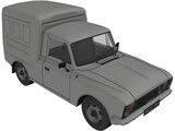 AZLK/Izh 2715 3D Model