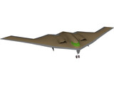 B-2 Northtrop Stealth 3D Model preview