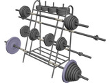 B Weight Lifting Senior (30 mm) 3D Model preview