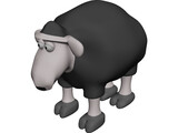 Baa Baa Black Sheep 3D Model preview