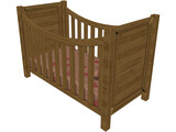 Baby Bed 3D Model