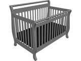 Baby Crib 3D Model preview