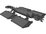 Babylon 5 Earth Alliance Freighter (Cargo) 3D Model