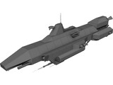 Babylon 5 Earth Force Tempest 3D Model preview