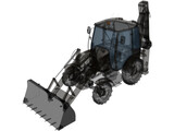 Backhoe Loader 3D Model