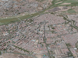 Badajoz City, Spain (2020) 3D Model preview