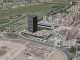 Badajoz City, Spain (2020) 3D Model