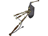 Bagpipes 3D Model preview