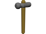 Ball Peen Hammer 3D Model preview