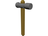 Ball Peen Hammer 3D Model