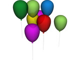 Balloons 3D Model preview