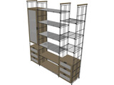 Balton Regal Shelf 3D Model preview