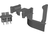 Baranya Rack Cafe 3D Model preview