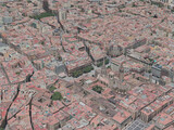 Barcelona City, Spain (2020) 3D Model preview