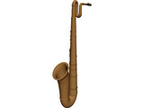 Baritone Sax 3D Model preview