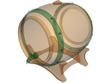 Barrel Beer 3D Model