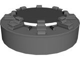 Base Colomn 3D Model preview